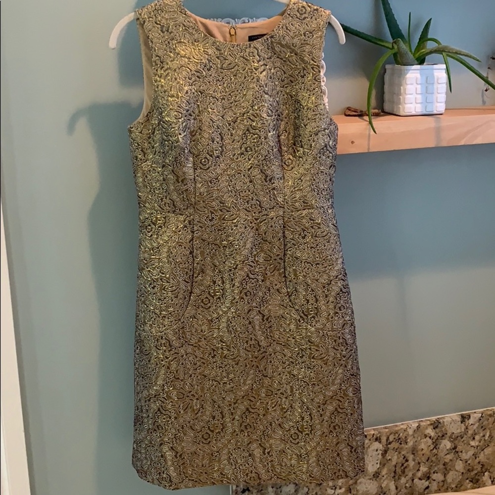 Gold dress